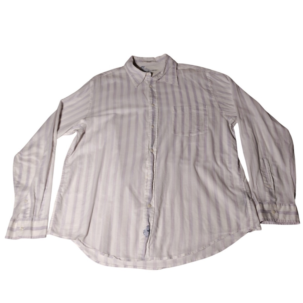 Ralph Lauren Polo Jeans Co Sz XL 100% Cotton L/S Gauzy Casual Shirt - Imperfect